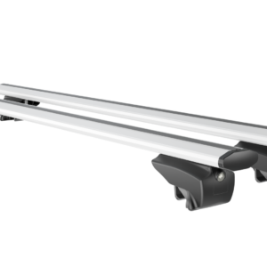 Menabo ΜΠΑΡΕΣ ΟΡΟΦΗΣ ΑΛΟΥΜΙΝΙΟΥ BLADE L SILVER 127cm ΜΕ ΑΚΡΑ GAMMA FLAT ΓΙΑ FLUSH / STANDARD RAILS MENABO - 2 ΤΕΜ.