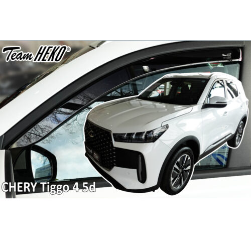 Heko Heko – Ανεμοθραύστες για Chery Tiggo 4 2024 > 5πορτο / SUV Ζευγάρι Αυτοκινήτου Από Εύκαμπτο Φιμέ Πλαστικό – 2 τεμ. (ΑΝΕΜ.25412)