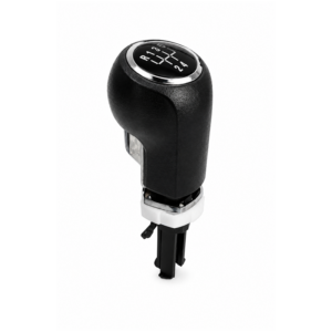 - Πόμολο Ταχυτήτωνγια Opel Corsa D 2006+ και Opel Astra H 2004+ με Ένδειξη 5 Ταχυτήτων σε Μαύρο/Ασημί Χρώμα - 1 Τεμ. (YCGK139-5/EMZ)
