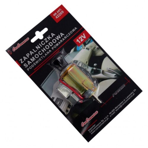 CarCommerce ΚΙΤ ΑΝΑΠΤΗΡΑ ΑΡΣΕΝΙΚΟ/ΘΗΛΥΚΟ 12V ΓΙΑ ΙΑΠΩΝΙΚΑ ΑΥΤΟΚΙΝΗΤΑ (Φ21 mm) ΜΕ ΚΑΛΩΔΙΟ/ΠΟΡΤΟΚΑΛΙ ΦΩΣ (90X26mm)
