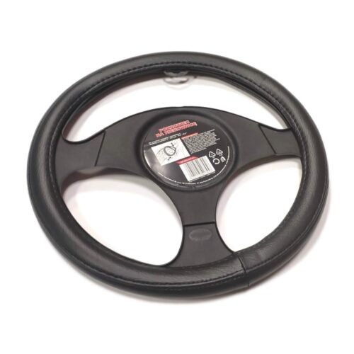 CarCommerce ΚΑΛΥΜΜΑ ΤΙΜΟΝΙΟΥ LUXURY 37-39,5 cm (ΜΑΥΡΟ ΔΕΡΜΑΤΙΝΗ)
