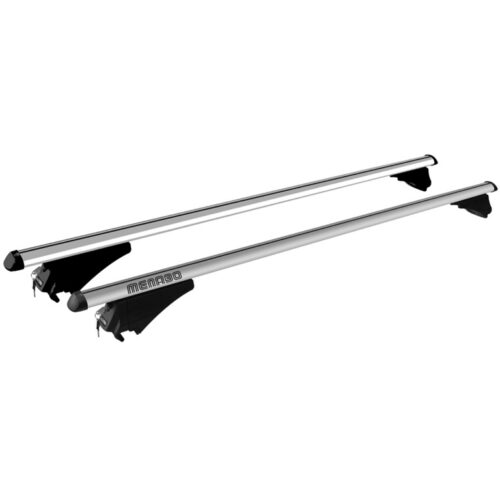 Menabo MENABO ΜΠΑΡΕΣ ΟΡΟΦΗΣ ΑΛΟΥΜΙΝΙΟΥ TIGER XL SILVER 131.5 cm ΣΕ ΑΣΗΜΙ ΧΡΩΜΑ ΓΙΑ Genesis GV80 5 doors 2020> ΜΕ FLUSH ή RAISED RAILS – 2 ΤΕΜ. (8500/ΜΒ)