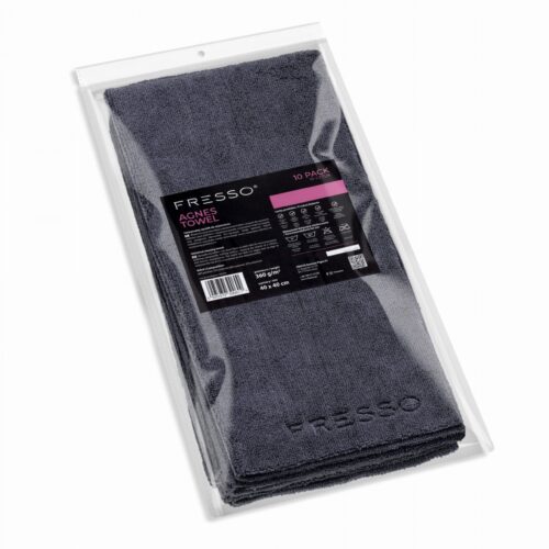 Fresso Fresso – Πετσέτες Μικροΐνας Agnes 40 x 40 cm 360 g/m² Διπλής Όψης με Άκρες Κοπής Laser – Σετ 10 Τεμ. (390617/FRE)