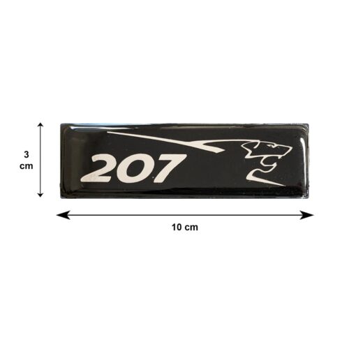 Race Axion PEUGEOT 207 ΣΗΜΑΤΑ ΒΙΔΩΤΑ 10x3cm ΕΠΟΞ. ΡΥΤΙΝΗΣ (ΥΓΡΟ ΓΥΑΛΙ) ΜΑΥΡΟ/ΧΡΩΜΙΟ ΓΙΑ ΠΑΤΑΚΙΑ – 2 ΤΕΜ.