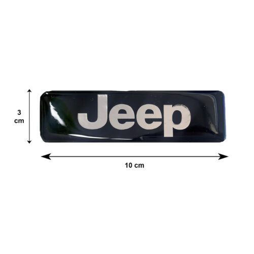 Race Axion JEEP ΣΗΜΑΤΑ ΒΙΔΩΤΑ 10x3cm ΣΜΑΛΤΟΥ ΜΑΥΡΟ/ΧΡΩΜΙΟ ΓΙΑ ΠΑΤΑΚΙΑ – 2 ΤΕΜ