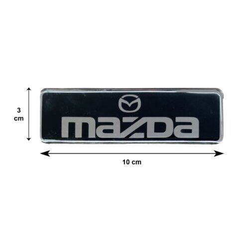 Race Axion MAZDA ΣΗΜΑΤΑ ΒΙΔΩΤΑ 10x3cm ΕΠΟΞ. ΡΥΤΙΝΗΣ (ΥΓΡΟ ΓΥΑΛΙ) ΜΑΥΡΟ/ΧΡΩΜΙΟ ΓΙΑ ΠΑΤΑΚΙΑ – 2 ΤΕΜ.