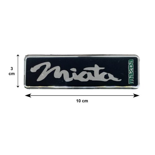 Race Axion MAZDA MIATA ΣΗΜΑΤΑ ΒΙΔΩΤΑ 10x3cm ΕΠΟΞ. ΡΥΤΙΝΗΣ (ΥΓΡΟ ΓΥΑΛΙ) ΜΑΥΡΟ/ΧΡΩΜΙΟ ΓΙΑ ΠΑΤΑΚΙΑ – 2 ΤΕΜ.