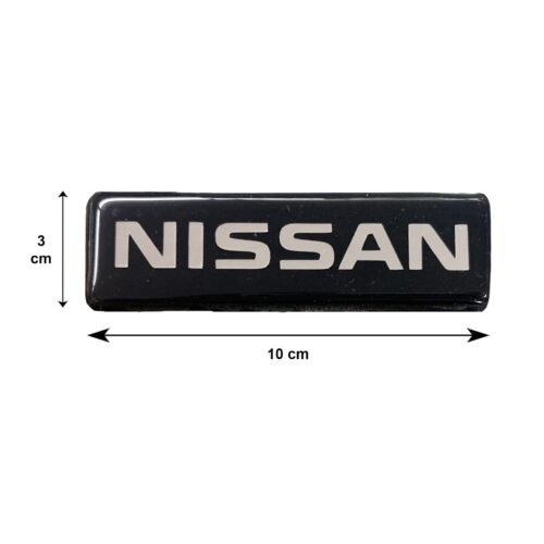 Race Axion NISSAN ΣΗΜΑΤΑ ΒΙΔΩΤΑ 10x3cm ΕΠΟΞΕΙΔΙΚΗΣ ΡΥΤΙΝΗΣ (ΥΓΡΟ ΓΥΑΛΙ) ΜΑΥΡΟ/ΧΡΩΜΙΟ ΓΙΑ ΠΑΤΑΚΙΑ – 2 ΤΕΜ.