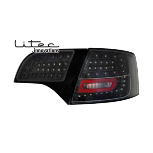 AUDI A4 AVANT B7 04-08 LITEC BLACK+LED