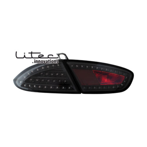 SEAT LEON 09+ LITEC BLACK+LED