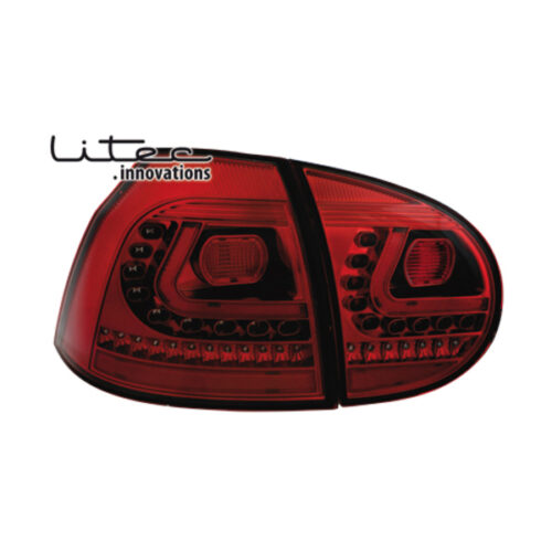 VW GOLF 5  03-09 4ΤΕΜ. LiTEC LED RED/CRYSTAL
