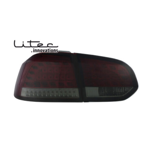 VW GOLF 6 10/08+ LITEC RED/SMOKE+LED