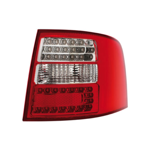 AUDI A6 4B 12/97-01/05 RED/CRYSTAL+LED