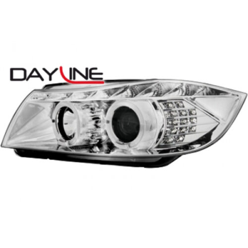 BMW ΣΕΙΡΑ 3 E90 05+ DAYLINE LED ΦΛΑΣ CHROME