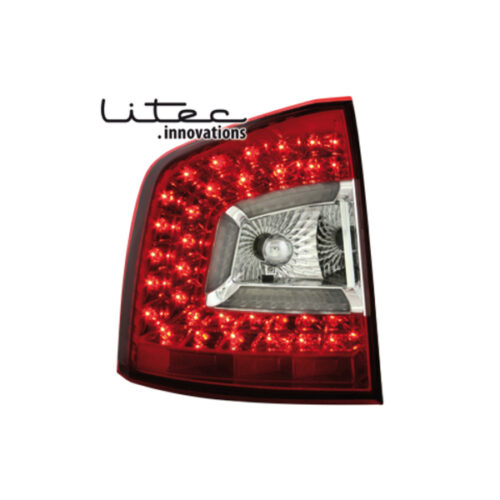 SKODA OCTAVIA 5 1Z COMBI 04+ LiTEC LED RED/CLEAR