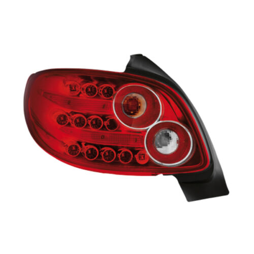 PEUGEOT 206 LED RED/CRYSTAL