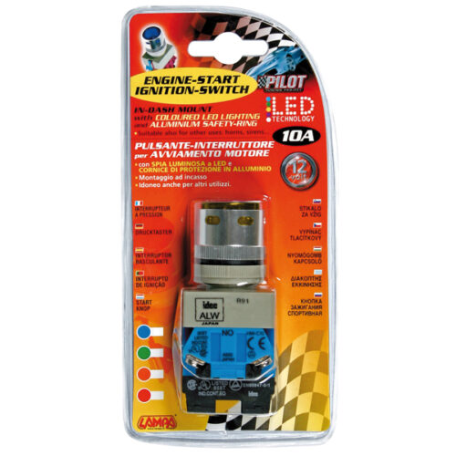 Lampa ΔΙΑΚΟΠΤΗΣ ΜΠΟΥΤΟΝ ENGINE START 12V 10A ΠΟΡΤΟΚΑΛΙ