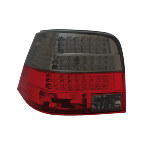 VW GOLF 4 RED/CRYSTAL+LED BLACK