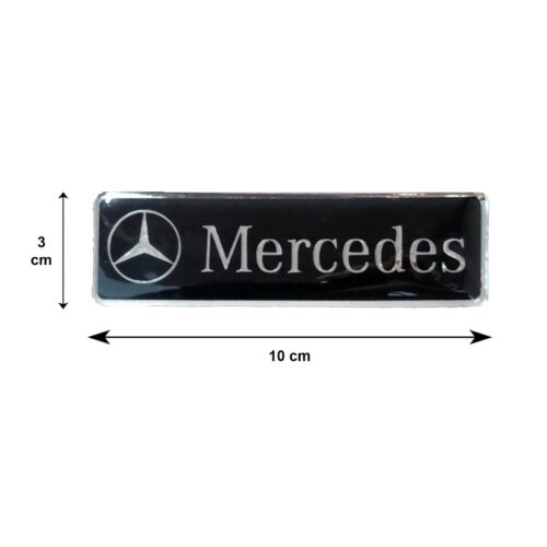 Race Axion MERCEDES ΣΗΜΑΤΑ ΒΙΔΩΤΑ 10x3cm ΕΠΟΞ. ΡΥΤΙΝΗΣ (ΥΓΡΟ ΓΥΑΛΙ) ΜΑΥΡΟ/ΧΡΩΜΙΟ ΓΙΑ ΠΑΤΑΚΙΑ – 2 ΤΕΜ.