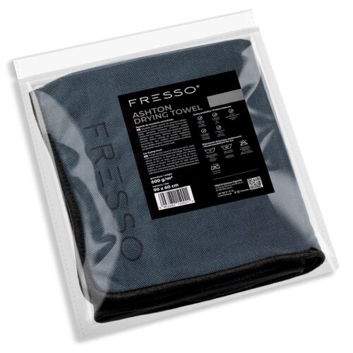 Fresso Fresso – Πετσέτα Στεγνώματος Ashton Plus 90 x 60 cm 1200 g/m² Διπλής Όψης με Twisted Pile και Λεία Πλευρά για Τζάμια – 1 Τεμ. (390457/FRE)