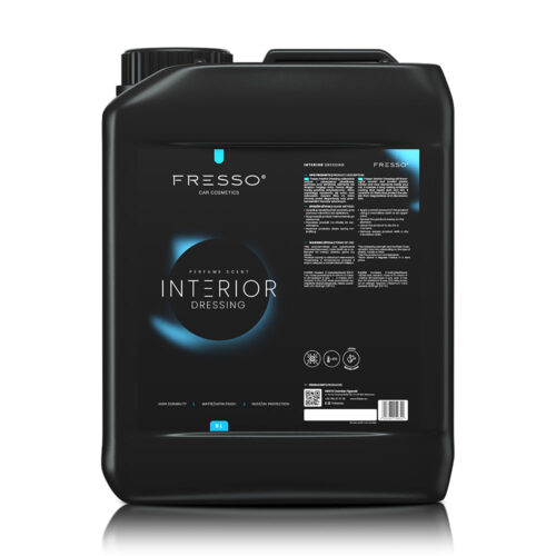 Fresso Fresso – Προστατευτικό Πλαστικών, Βινυλίου και Καουτσούκ Εσωτερικού Interior Dressing 5 L με Σατινέ Ματ Φινίρισμα και Αντιστατική Δράση – 1 Τεμ. (159822/FRE)