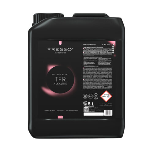 Fresso Fresso – Συμπυκνωμένο Καθαριστικό Πρόπλυσης Αυτοκινήτου TFR Alkaline 5 L για Βαφή, Ζάντες και Ελαστικά με Αραίωση έως 1:20 – 1 Τεμ. (390662/FRE)