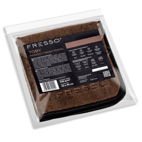 Fresso Fresso – Πετσέτα Μικροΐνας Toby Perfect Finish 40 x 40 cm 600 g/m² για Εφαρμογή και Γυάλισμα Κεριών, Αλοιφών και Dressings – 1 Τεμ. (390440/FRE)